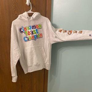 Champion x Cinnamon Toast Crunch Hoodie. Like new condition.